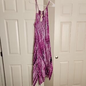 Lovestitch Purple Tie-Dye Dress